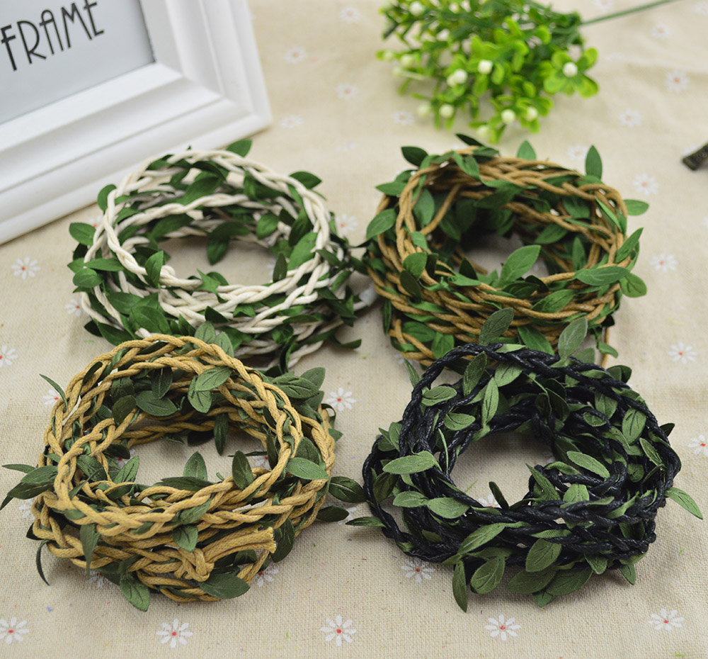 Florist Wreath Supply - 100 ซม./lot ประดิษฐ์ดอกไม้ Vine สําหรับตกแต่งบ้านงานแต่งงานเจ้าสาวอุปกรณ์เสริม Clearance
