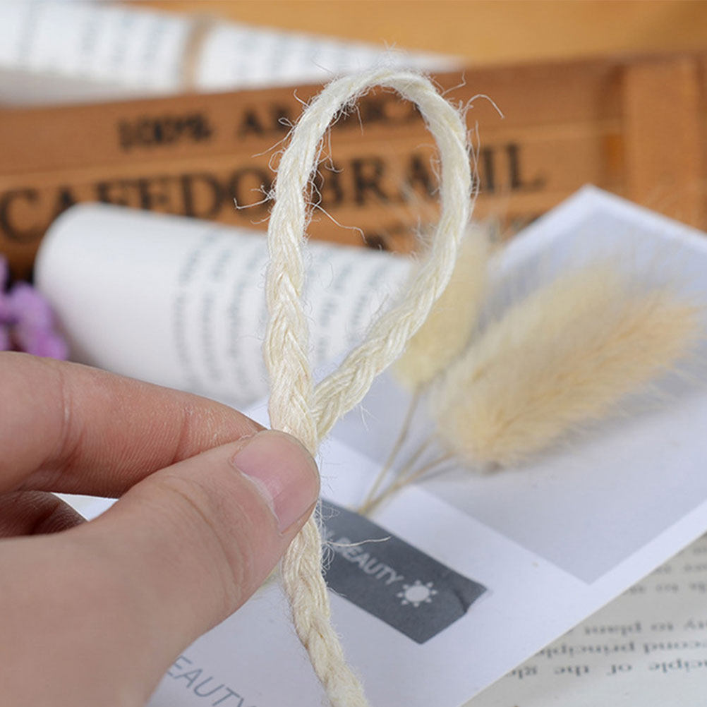 Twine Jute Natural - เชือกปอกระเจาหนา 5 ม. น้ำหนักเบา 3 ชิ้น