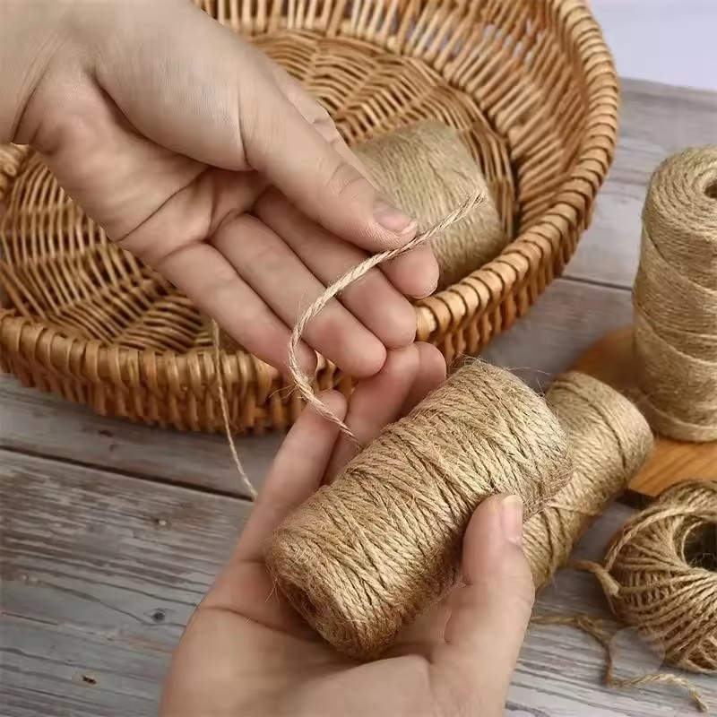 เชือกป่านธรรมชาติ 100 เมตร สำห - Twine Jute Natural บทวิจารณ์และราคา