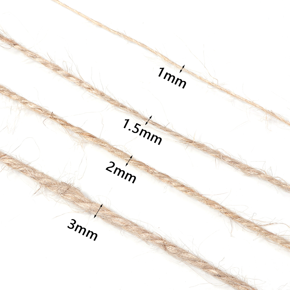 เชือกป่านธรรมชาติ 100 เมตร สำห - Twine Jute Natural บทวิจารณ์และราคา