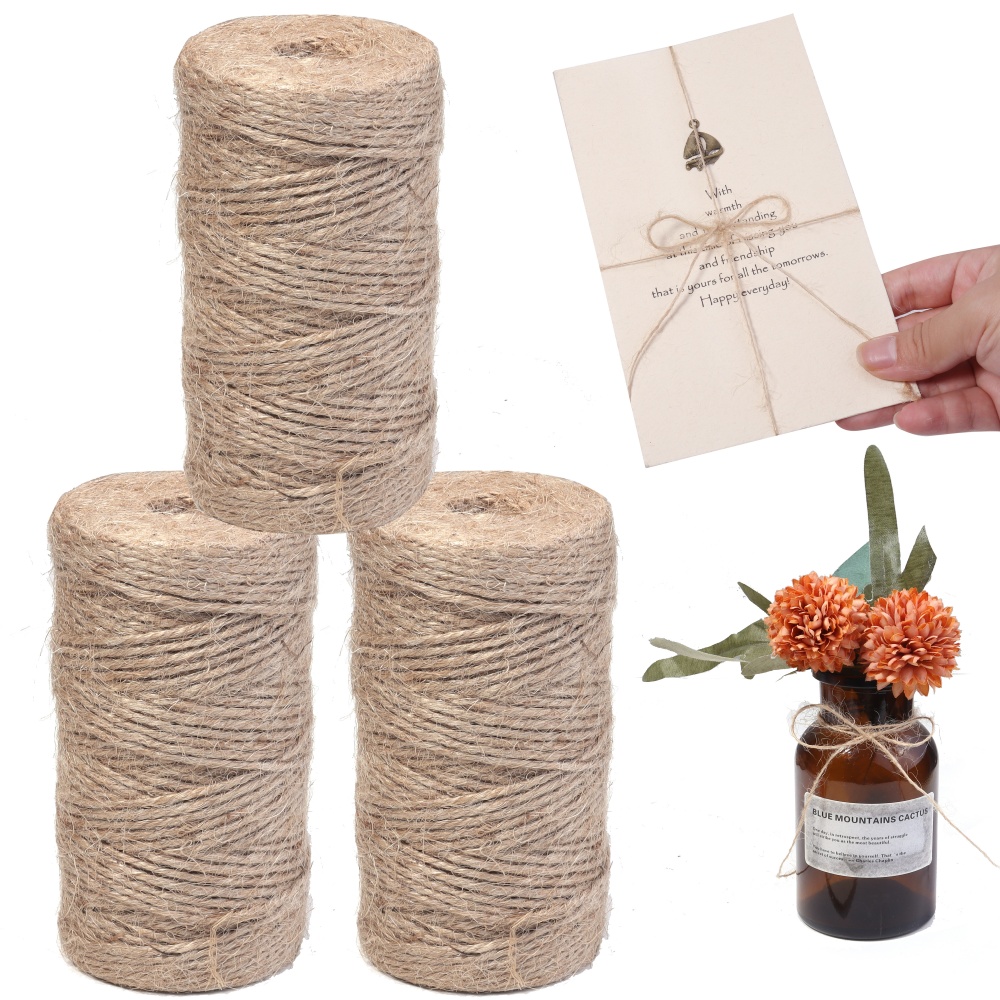 เชือกป่านธรรมชาติ 100 เมตร สำห - Twine Jute Natural บทวิจารณ์และราคา