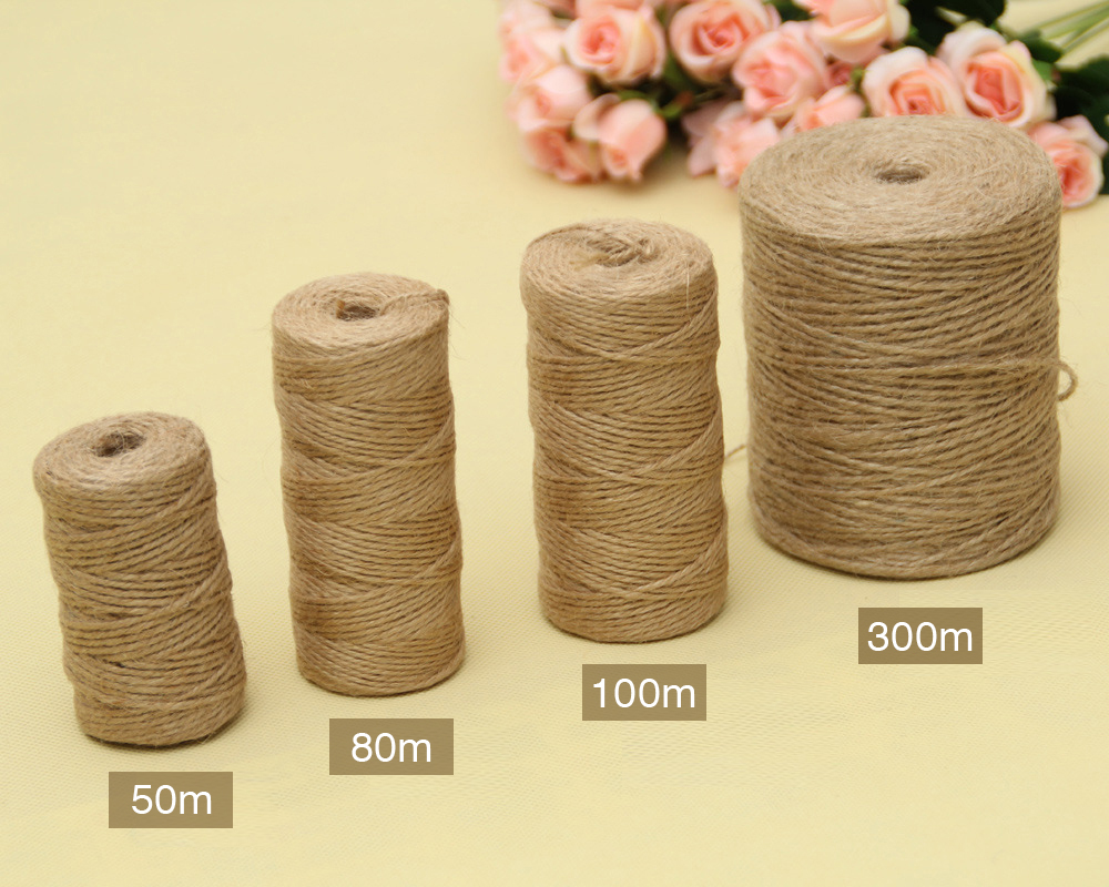50/80/100 เมตรธรรมชาติ Vintage - Twine Jute Natural บทวิจารณ์และราคา