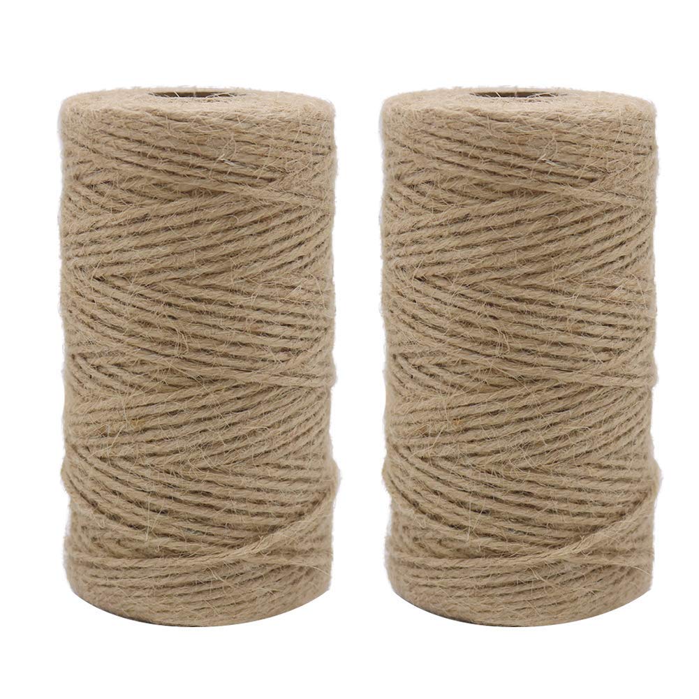 เชือกป่านจูท 2 มม. 3 เส้น ยาว  - Twine Jute Natural บทวิจารณ์และราคา