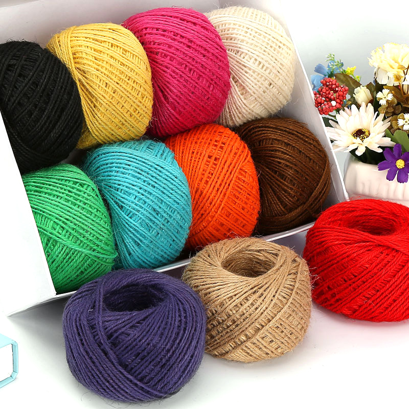 เชือกป่านธรรมชาติ DIY ขนาด 2 ม - Twine Jute Natural บทวิจารณ์และราคา