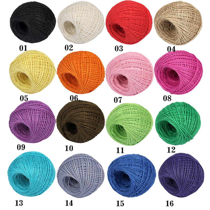 เชือกป่านธรรมชาติ DIY ขนาด 2 ม - Twine Jute Natural บทวิจารณ์และราคา