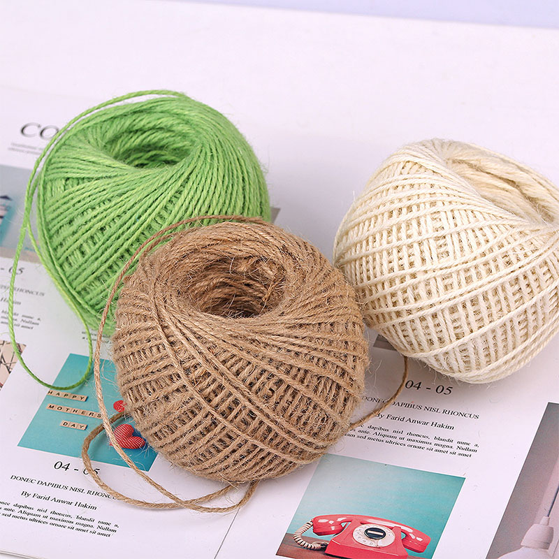 เชือกป่านธรรมชาติ DIY ขนาด 2 ม - Twine Jute Natural บทวิจารณ์และราคา