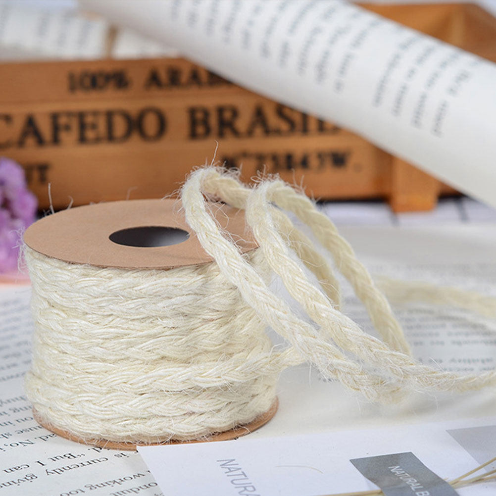 เชือกปอกระเจาหนา 5 ม. น้ำหนักเ - Twine Jute Natural บทวิจารณ์และราคา