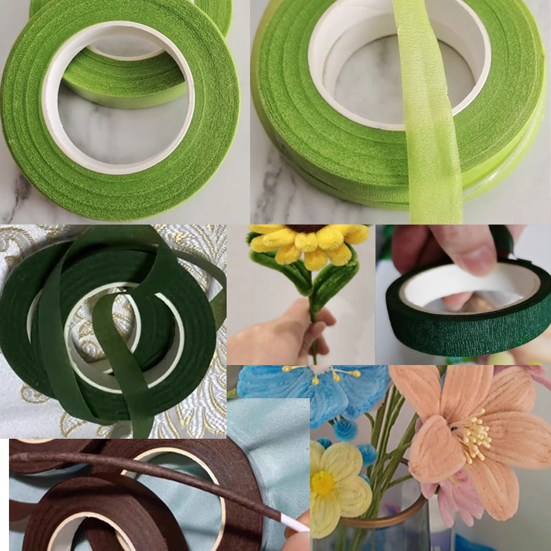1PC เทปติดก้านดอกไม้สีเขียวเทป - Florist Wreath Supply บทวิจารณ์และราคา