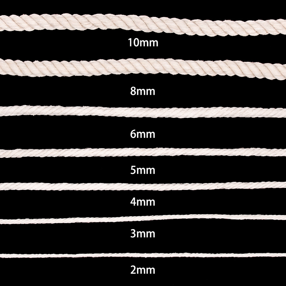 1 มม.-10 มม.ผ้าฝ้าย 100% Macra - Twine Jute Natural บทวิจารณ์และราคา