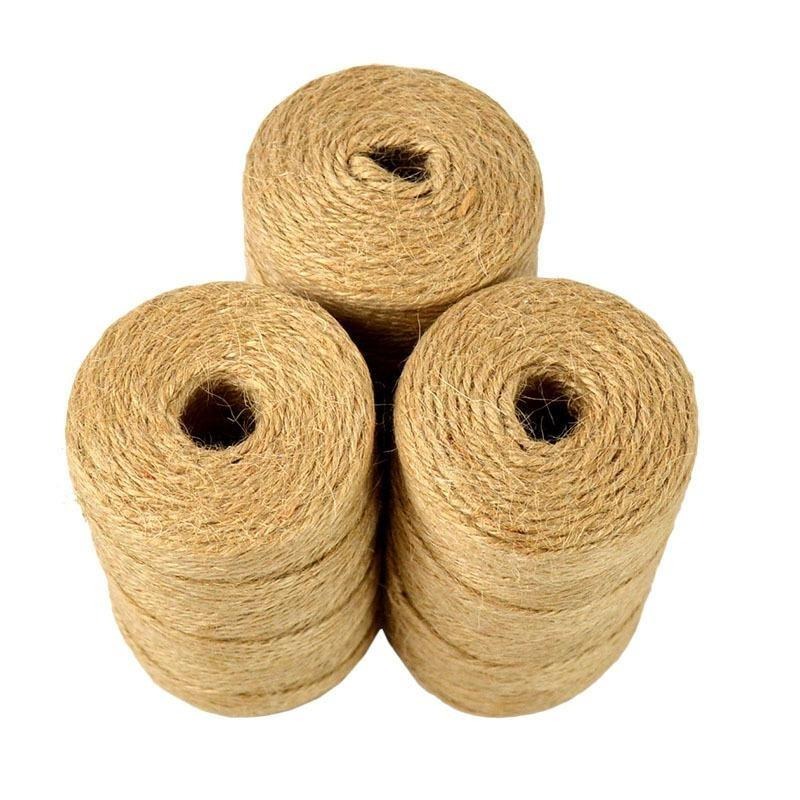 เชือกป่านจู๊ต 100 เมตร ไซซอลธร - Twine Jute Natural บทวิจารณ์และราคา