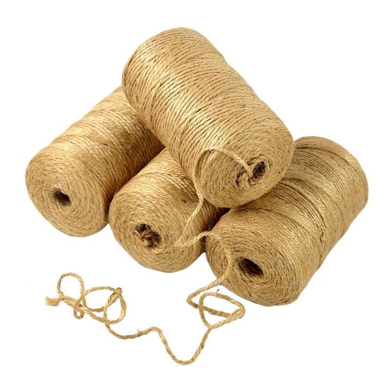 เชือกป่านจู๊ต 100 เมตร ไซซอลธร - Twine Jute Natural บทวิจารณ์และราคา